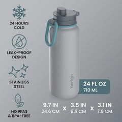 Bentgo Flip 2-in-1 Water Bottle (24 fl oz)