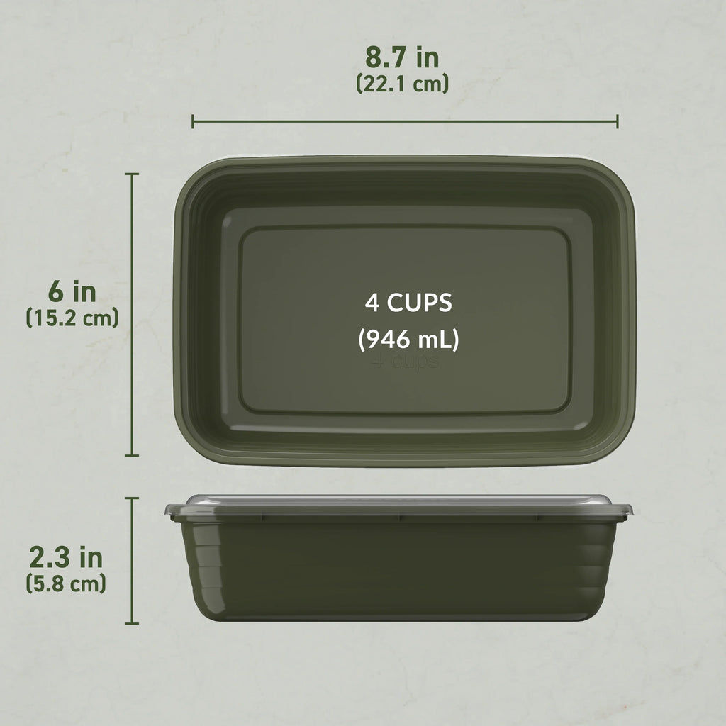 Bentgo Prep 1-Compartment Meal Prep Containers (20-Piece)