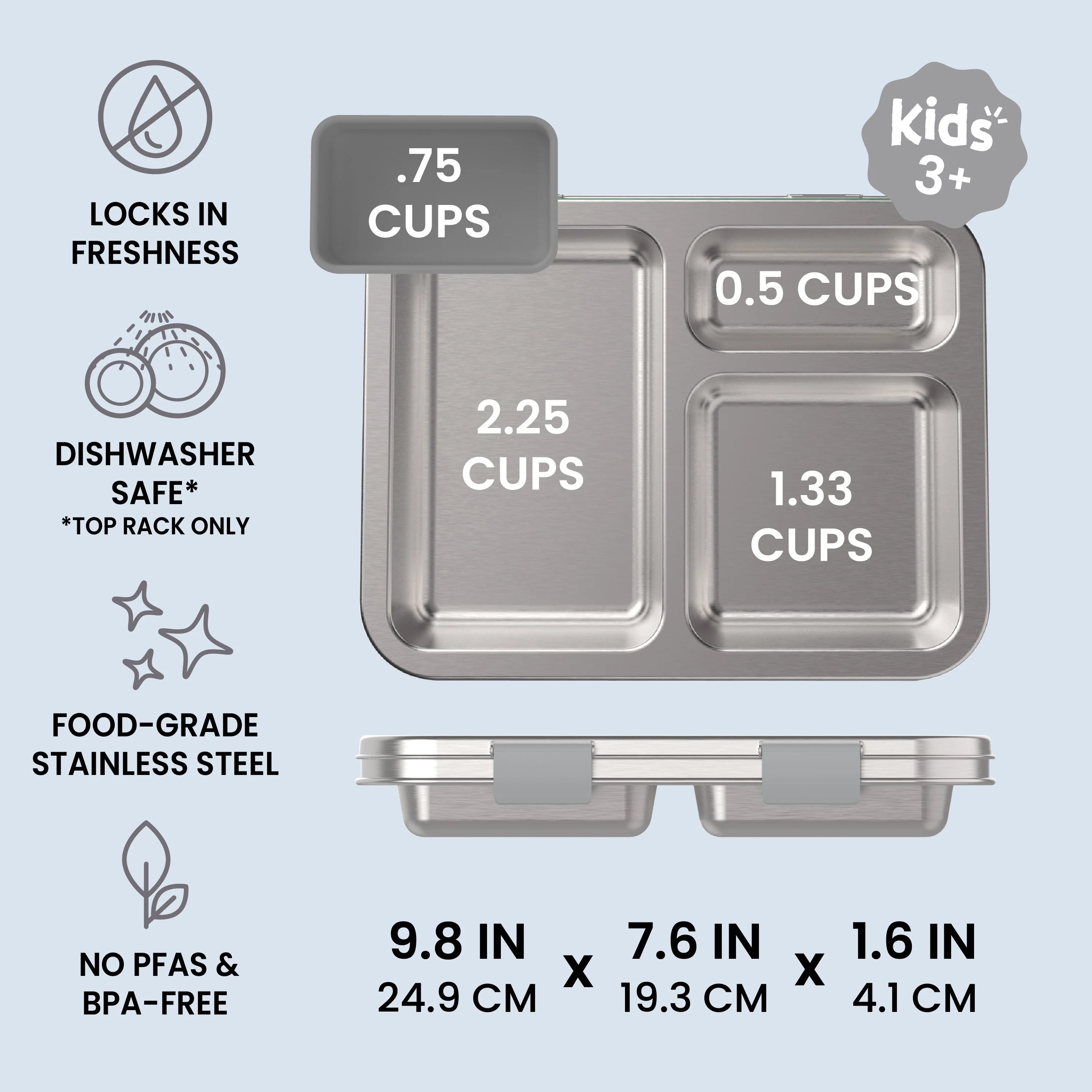 Bentgo Kids Stainless Steel Lunch Box