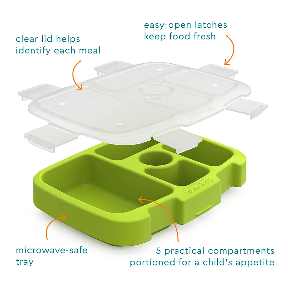 Bentgo Kids Prints Tray with Transparent Cover