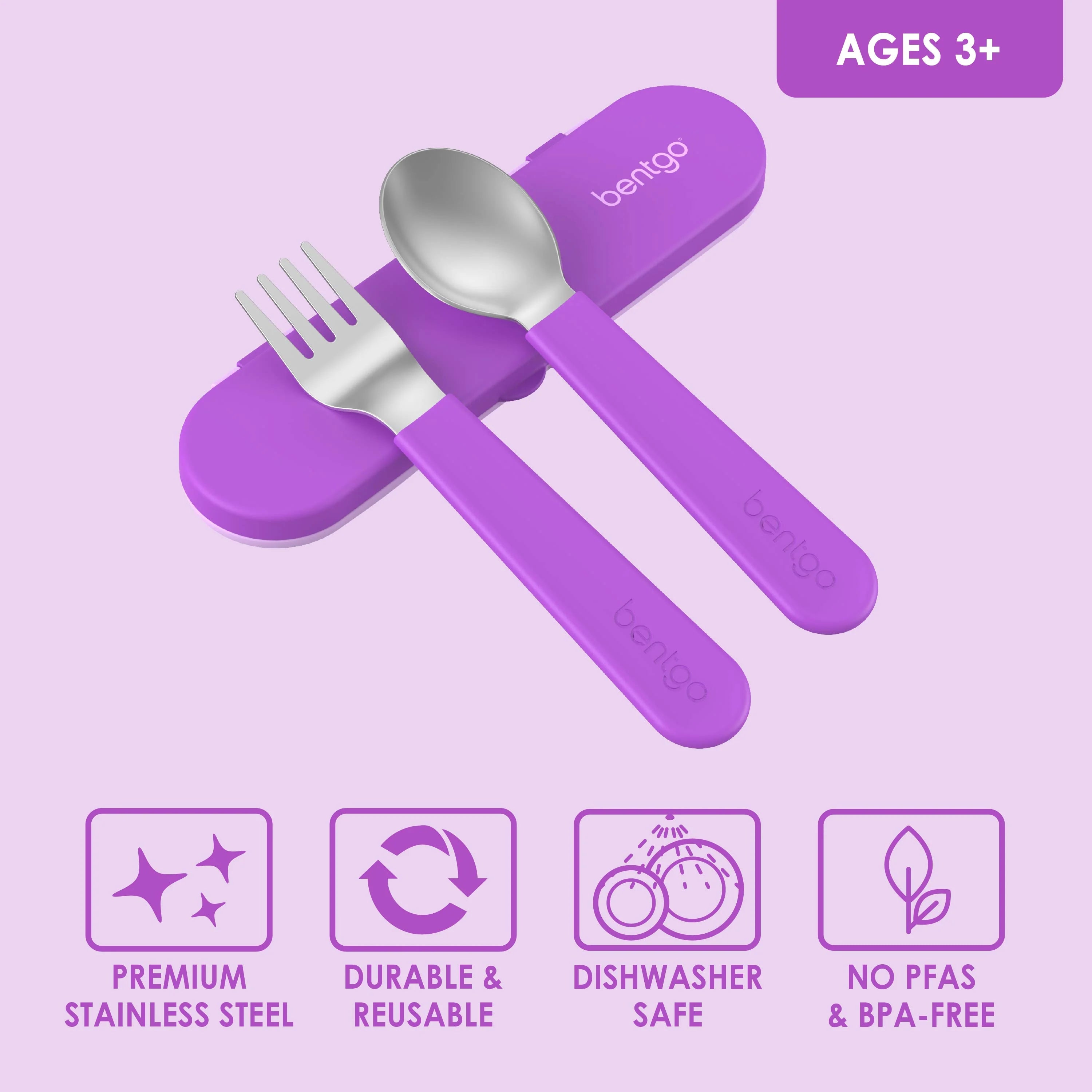 Bentgo Kids Stainless Steel Utensil Set