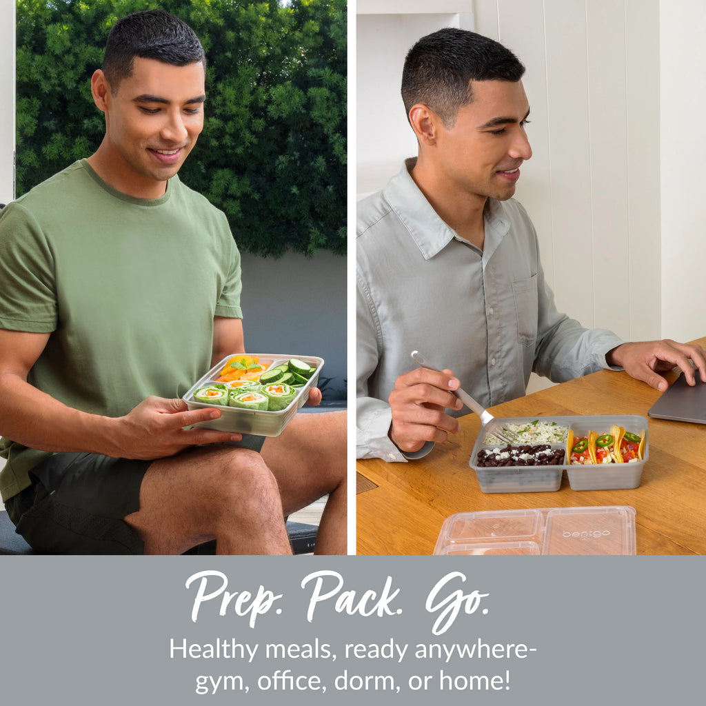 Bentgo Prep 3-Compartment Meal Prep Containers (20-Piece)