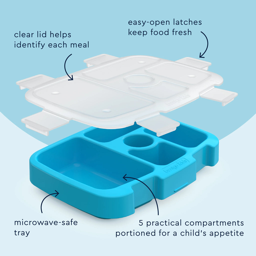 Bentgo Kids Prints Tray with Transparent Cover