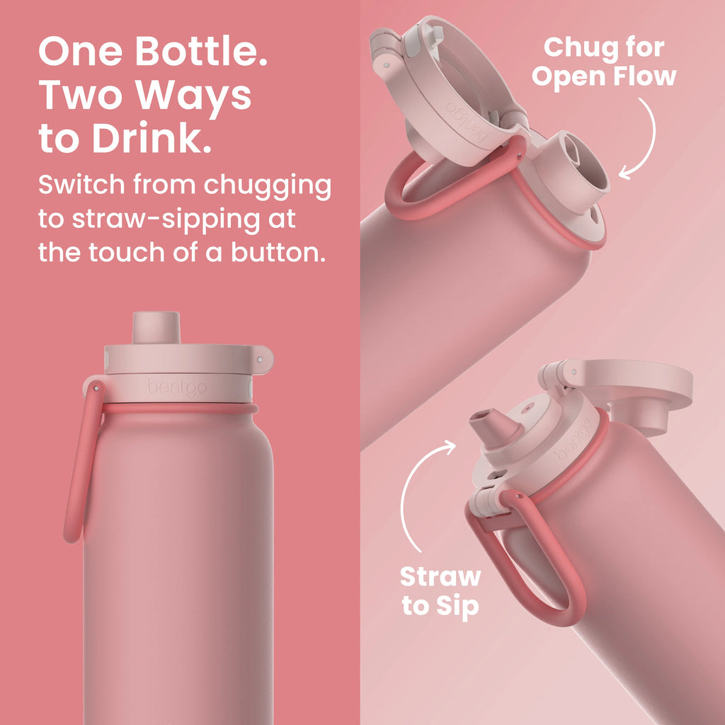 Bentgo Flip 2-in-1 Water Bottle (24 fl oz)