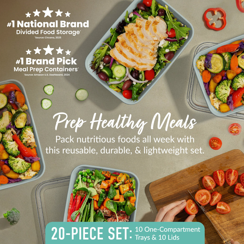 Bentgo Prep 1-Compartment Meal Prep Containers (20-Piece)