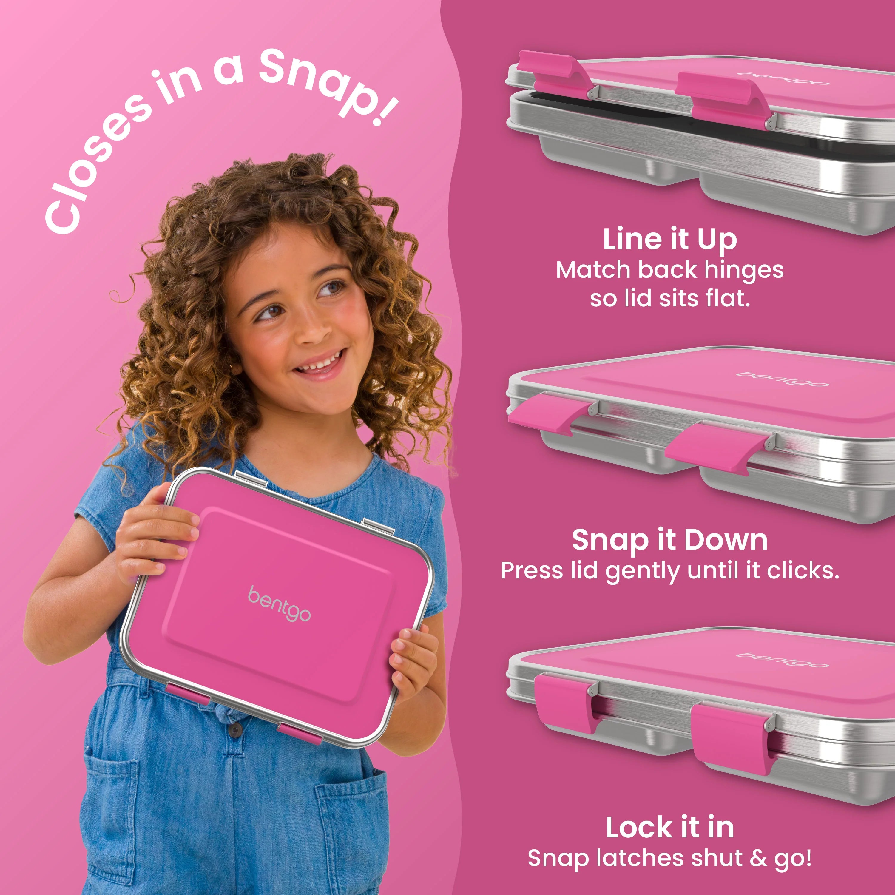 Bentgo Kids Stainless Steel Lunch Box (2-Pack)