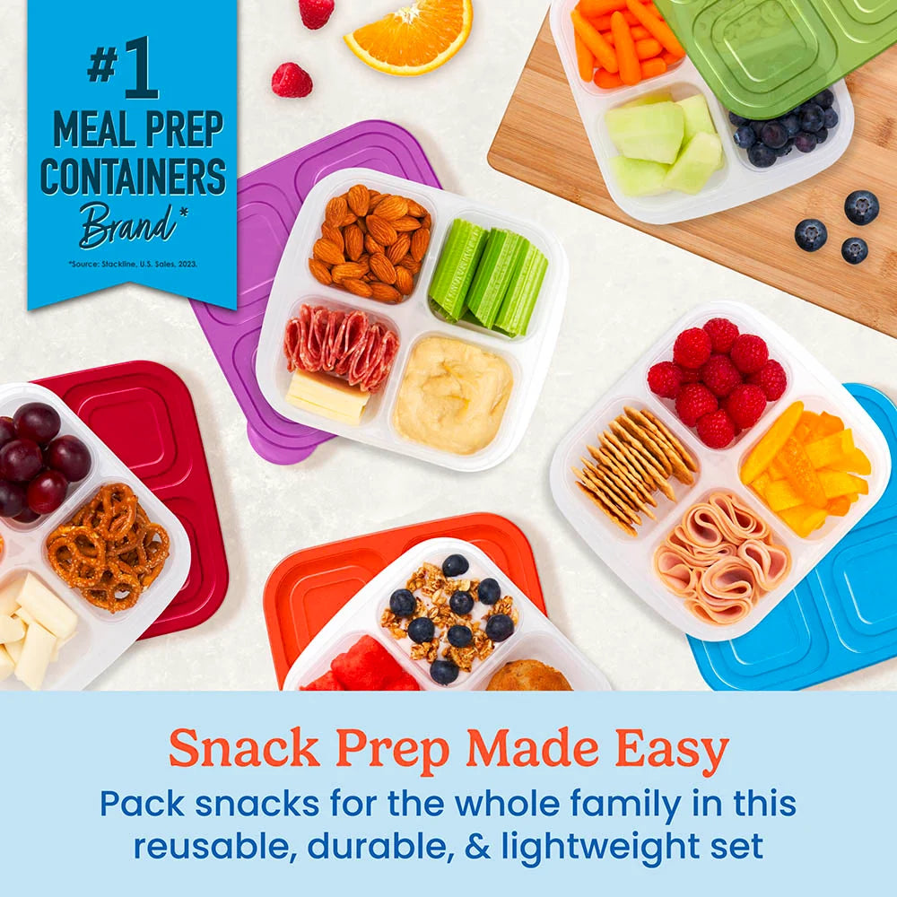 Bentgo Easyboxes 4-Compartment Snack Containers 20-Piece Set