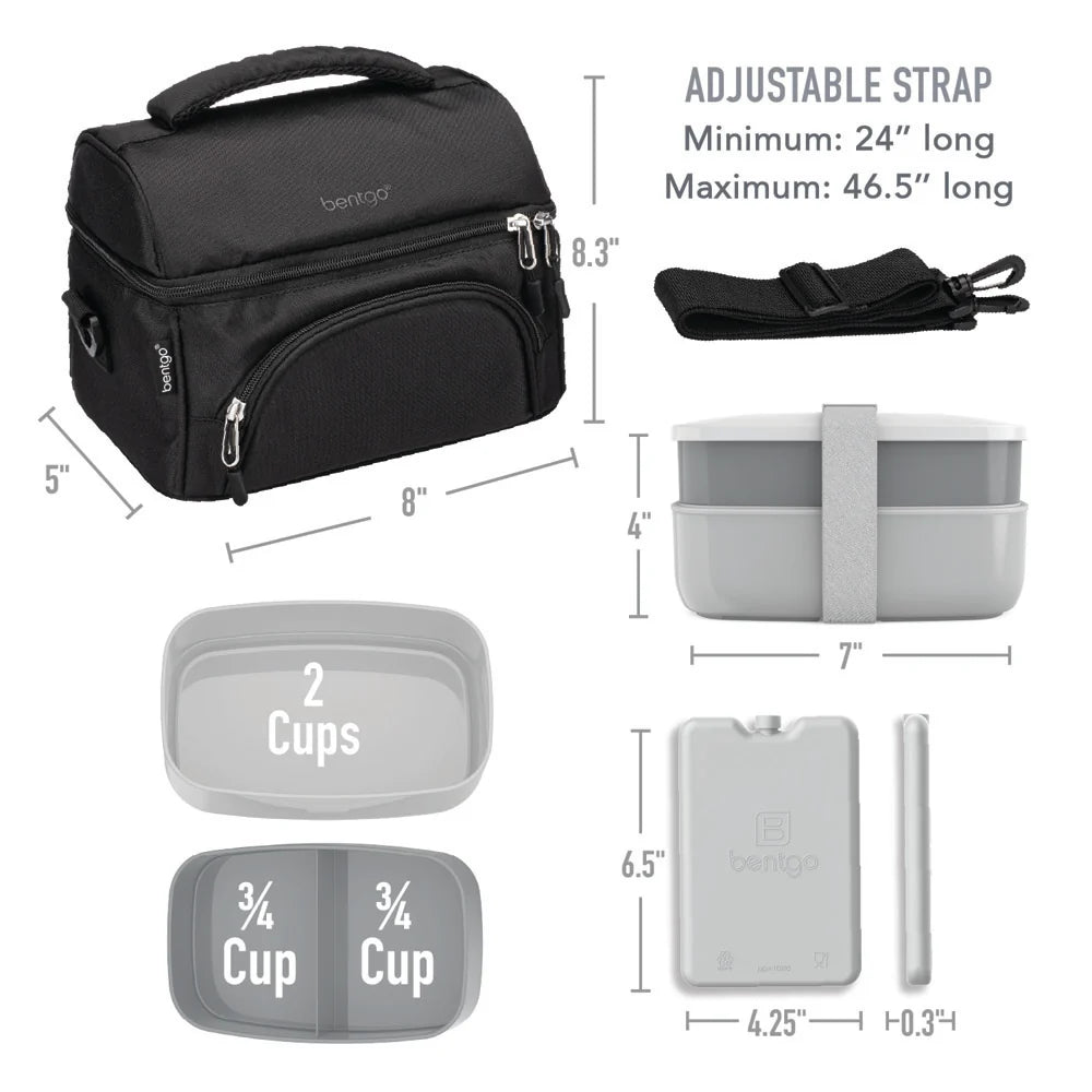 Bentgo® Deluxe 4-Piece Lunch Set