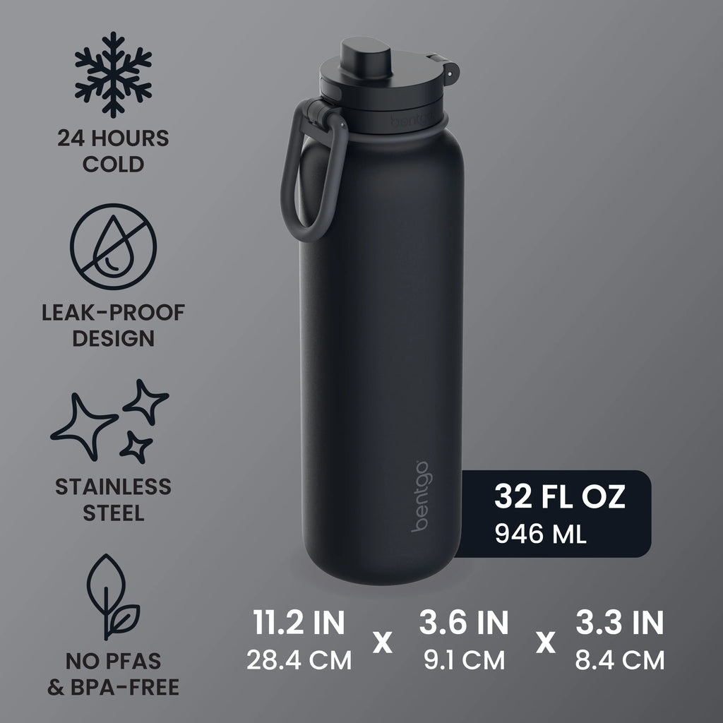 Bentgo Flip 2-in-1 Water Bottle (32 fl oz)