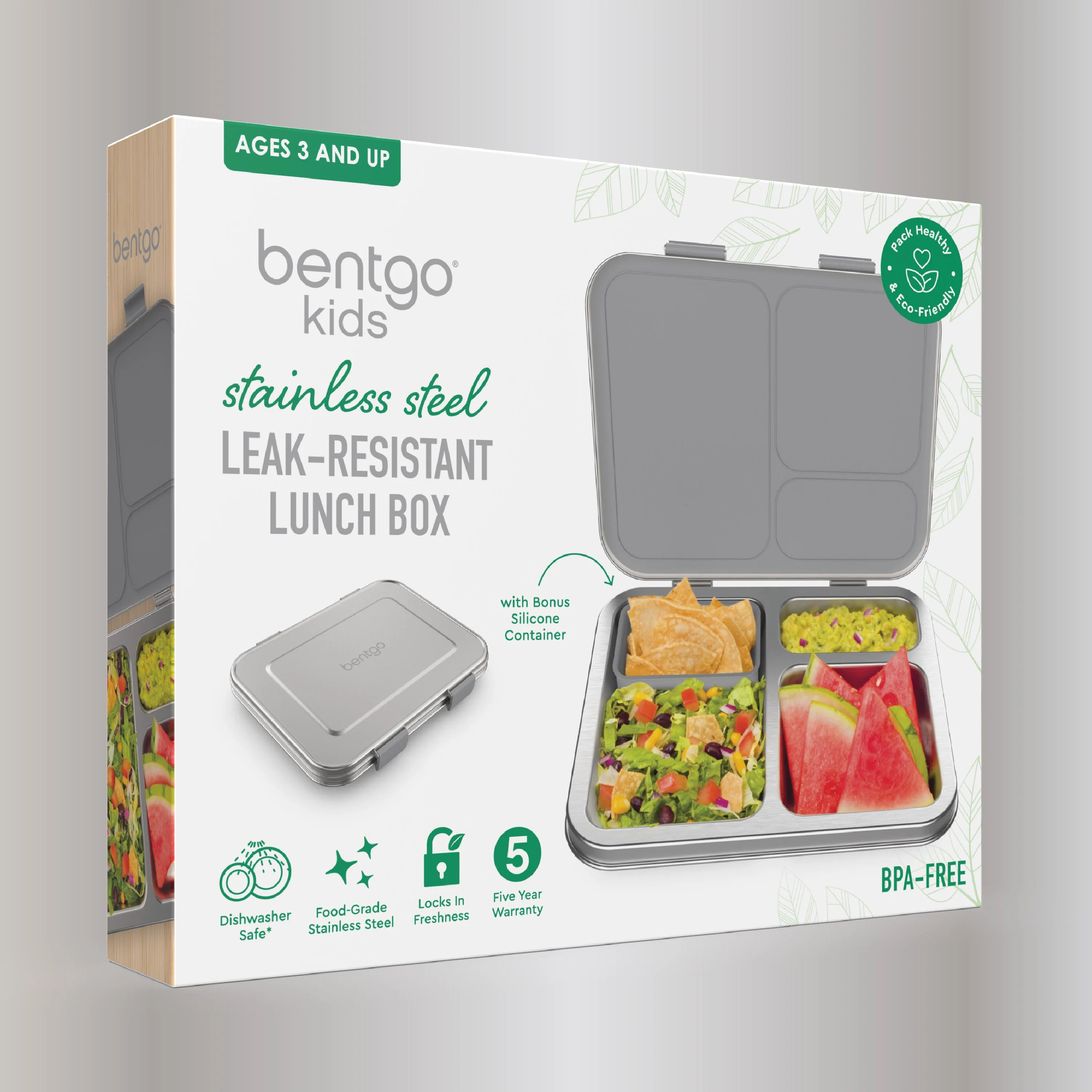 Bentgo Kids Stainless Steel Lunch Box (2-Pack)
