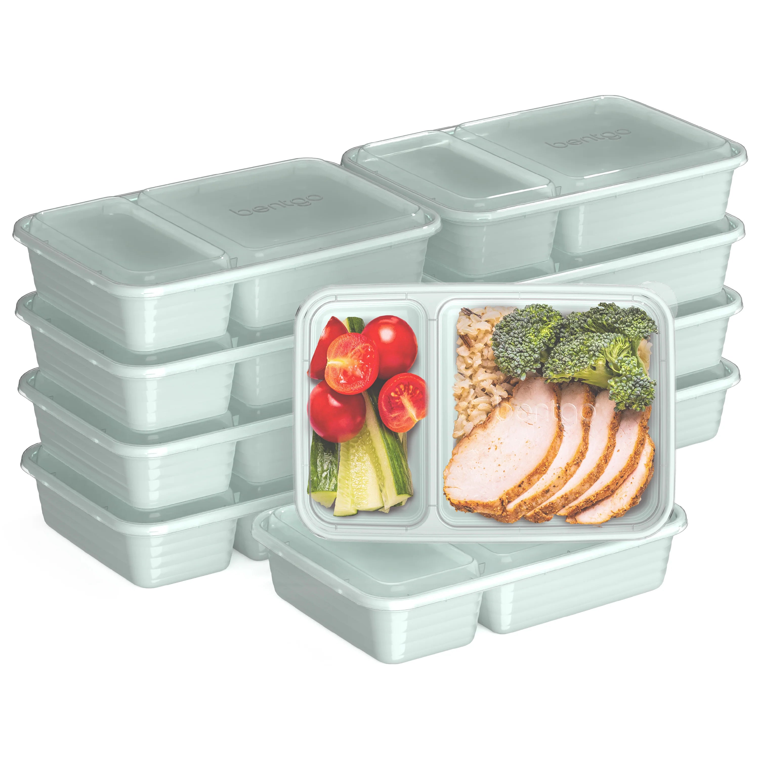 Bentgo Prep 2-Compartment Meal Prep Containers (20-Piece)