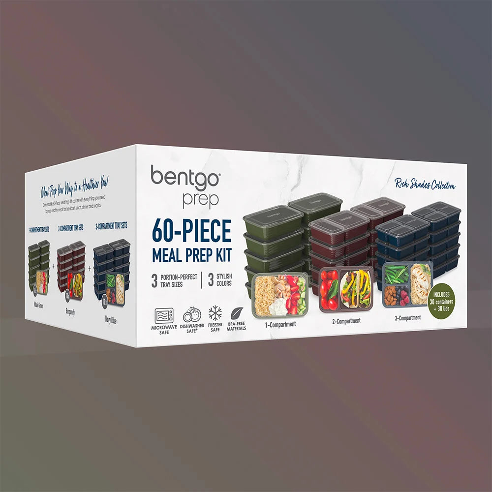Bentgo Prep 60-Piece Meal Prep Kit