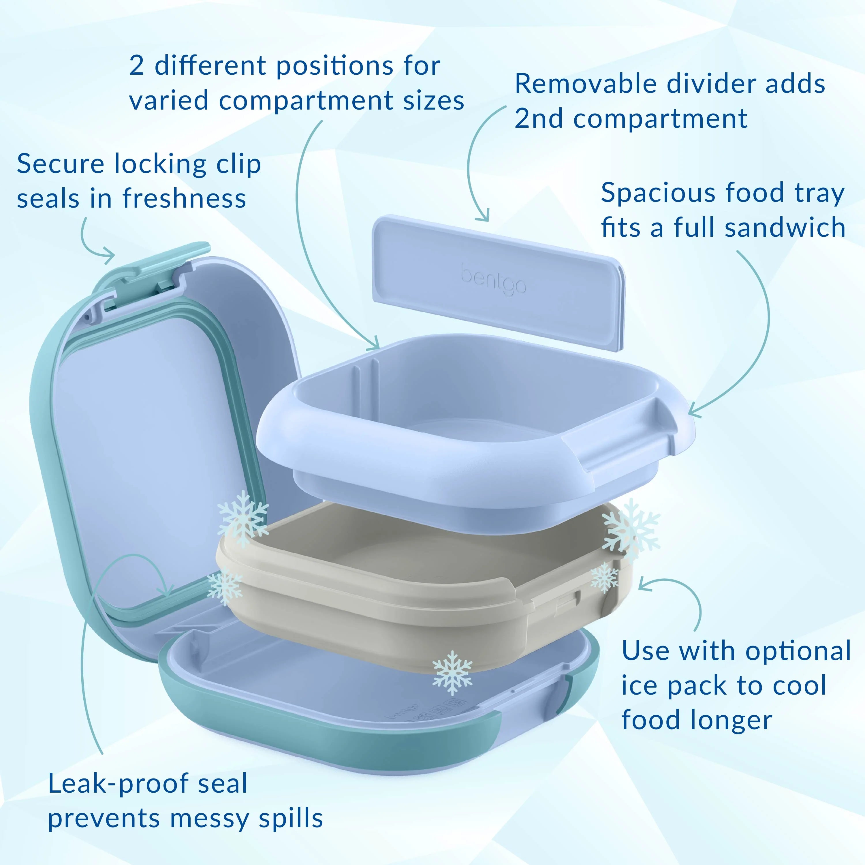 Bentgo Chill Mini Lunch Box (2-Pack)