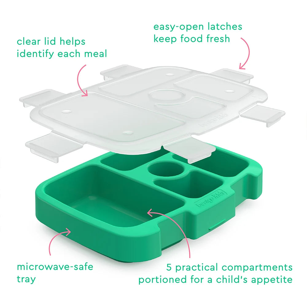 Bentgo Kids Prints Tray with Transparent Cover