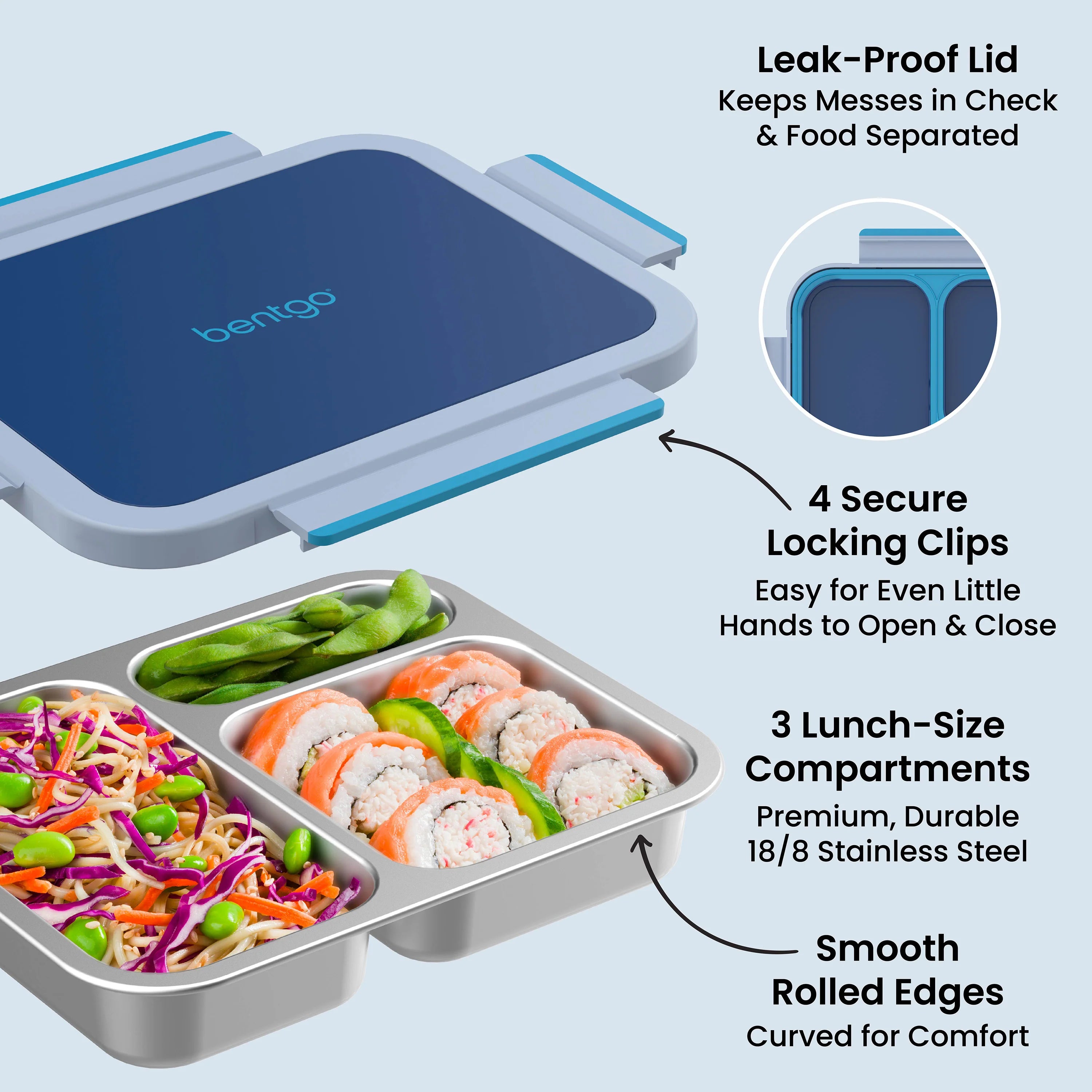 Bentgo Stainless Steel Lunch Box