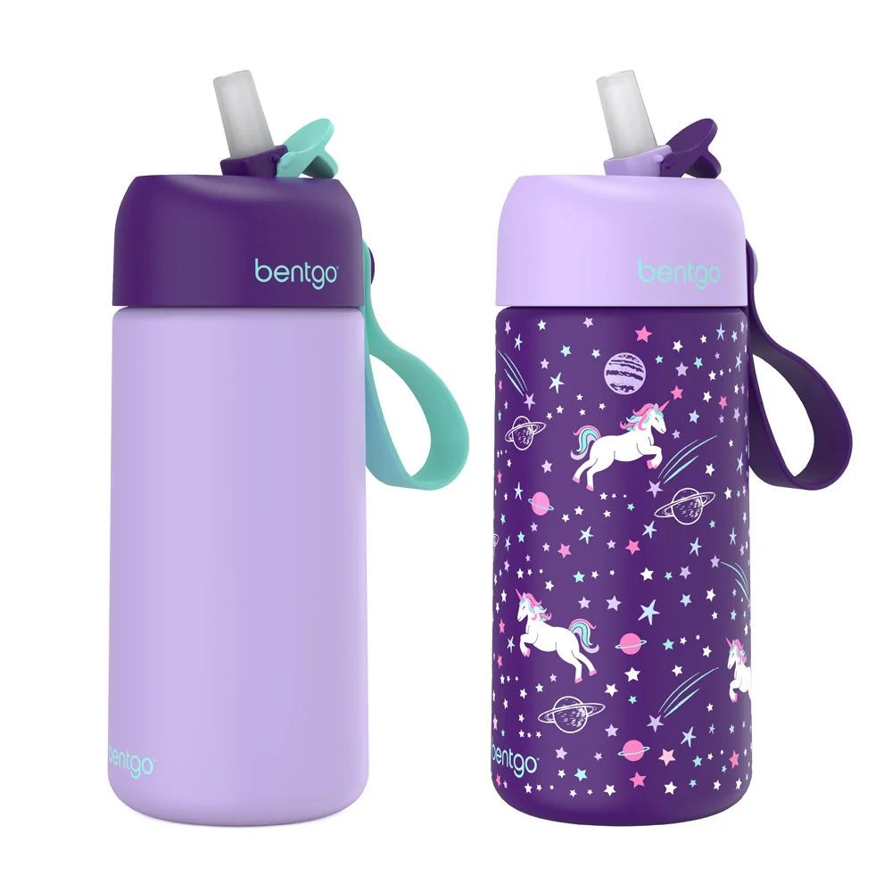 Bentgo Kids Stainless Steel Insulated Water Bottle (2-Pack)