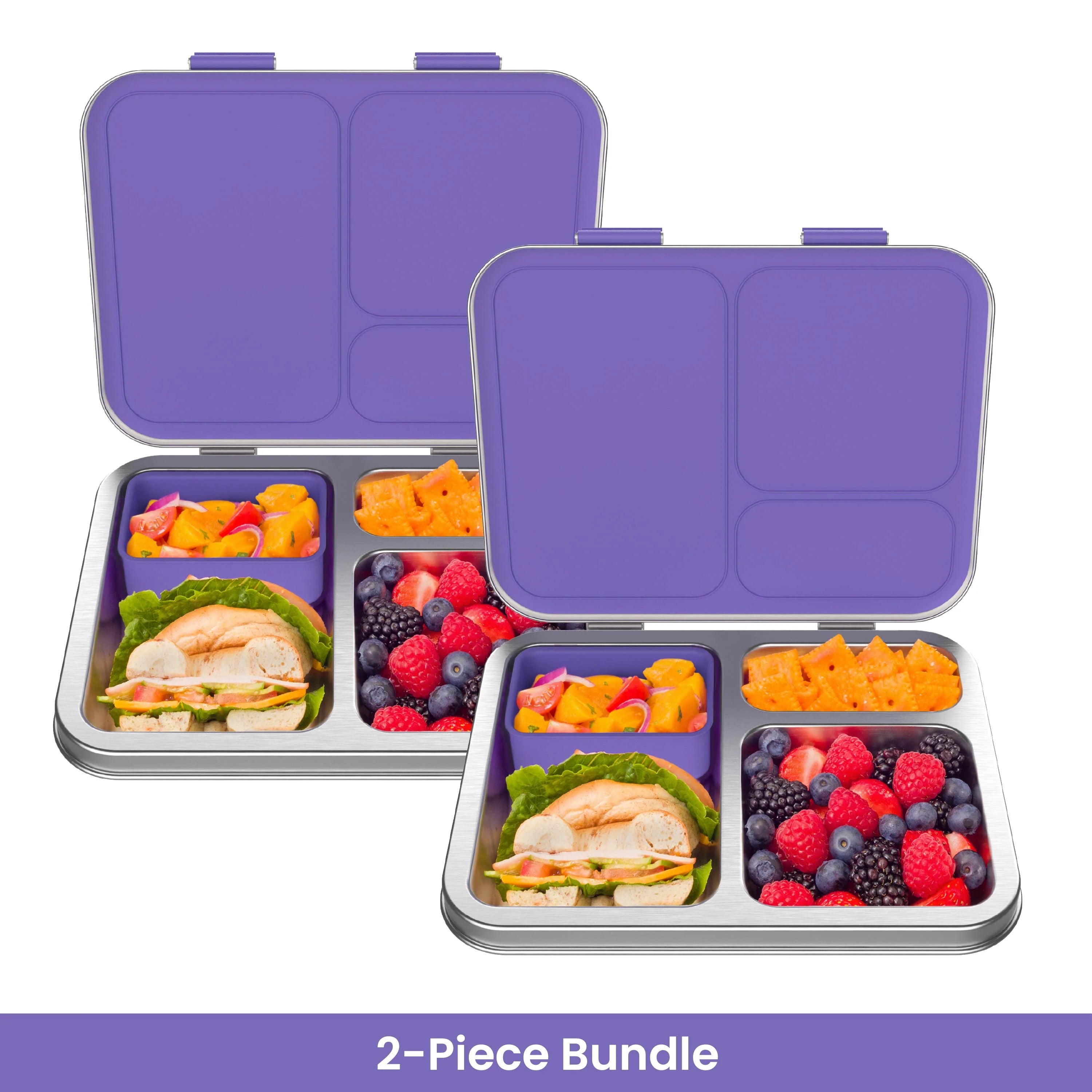 Bentgo Kids Stainless Steel Lunch Box (2-Pack)