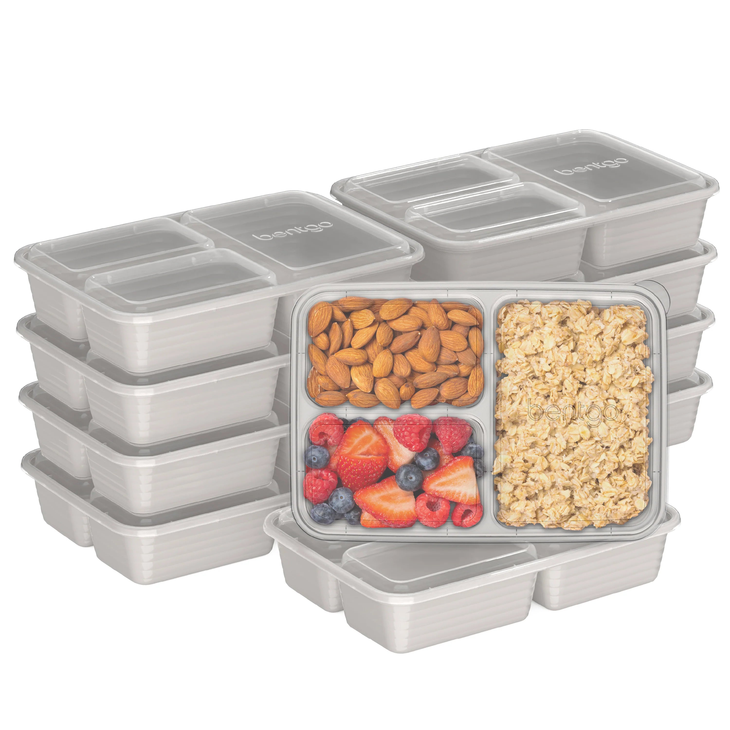 Bentgo Prep 3-Compartment Meal Prep Containers (20-Piece)