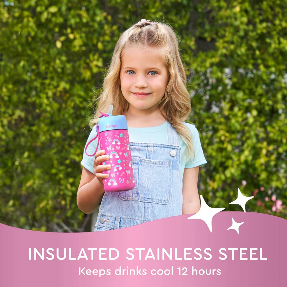 Bentgo Kids Stainless Steel Insulated Water Bottle (2-Pack)