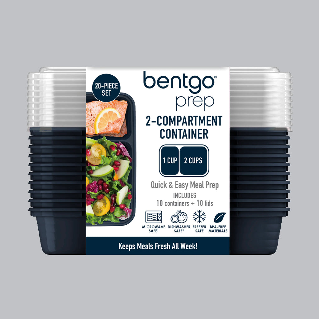 Bentgo Prep 2-Compartment Meal Prep Containers (20-Piece)