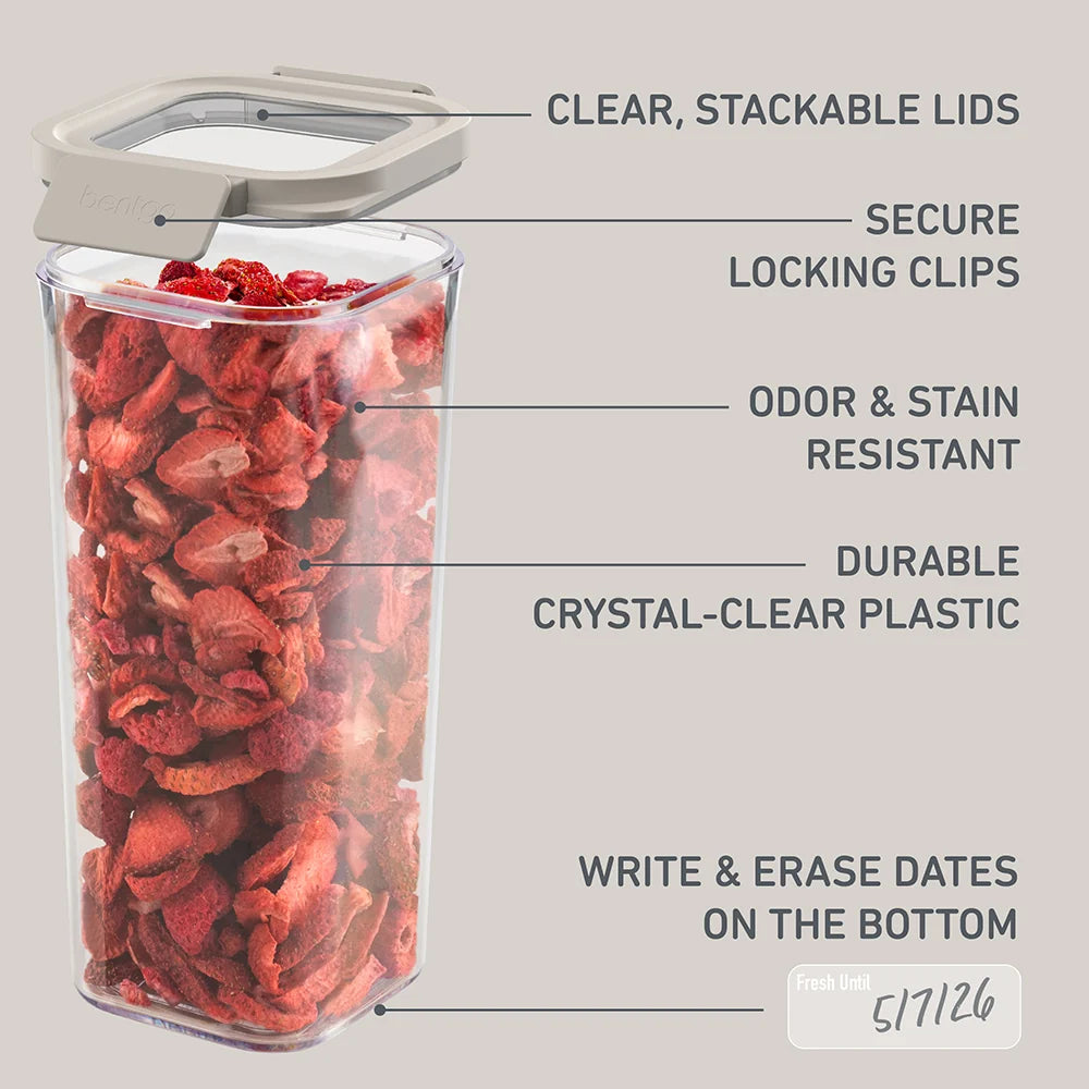 Bentgo Pantry Airtight Dry Food Storage Containers (10-pcs)