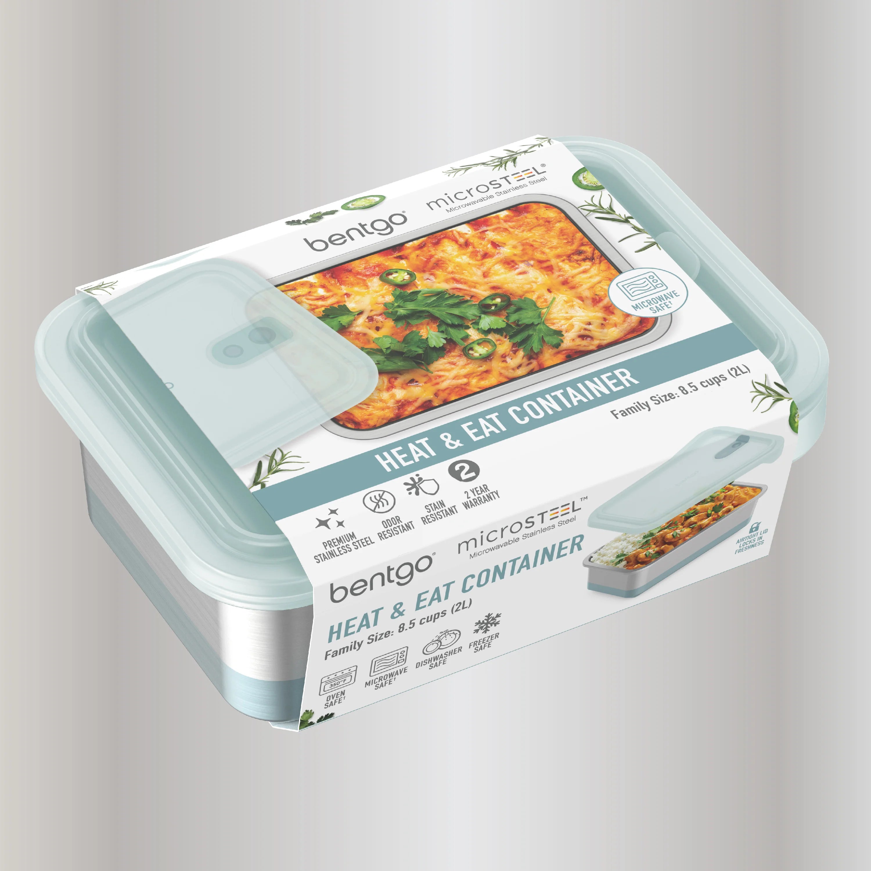 Bentgo MicroSteel Heat & Eat Container