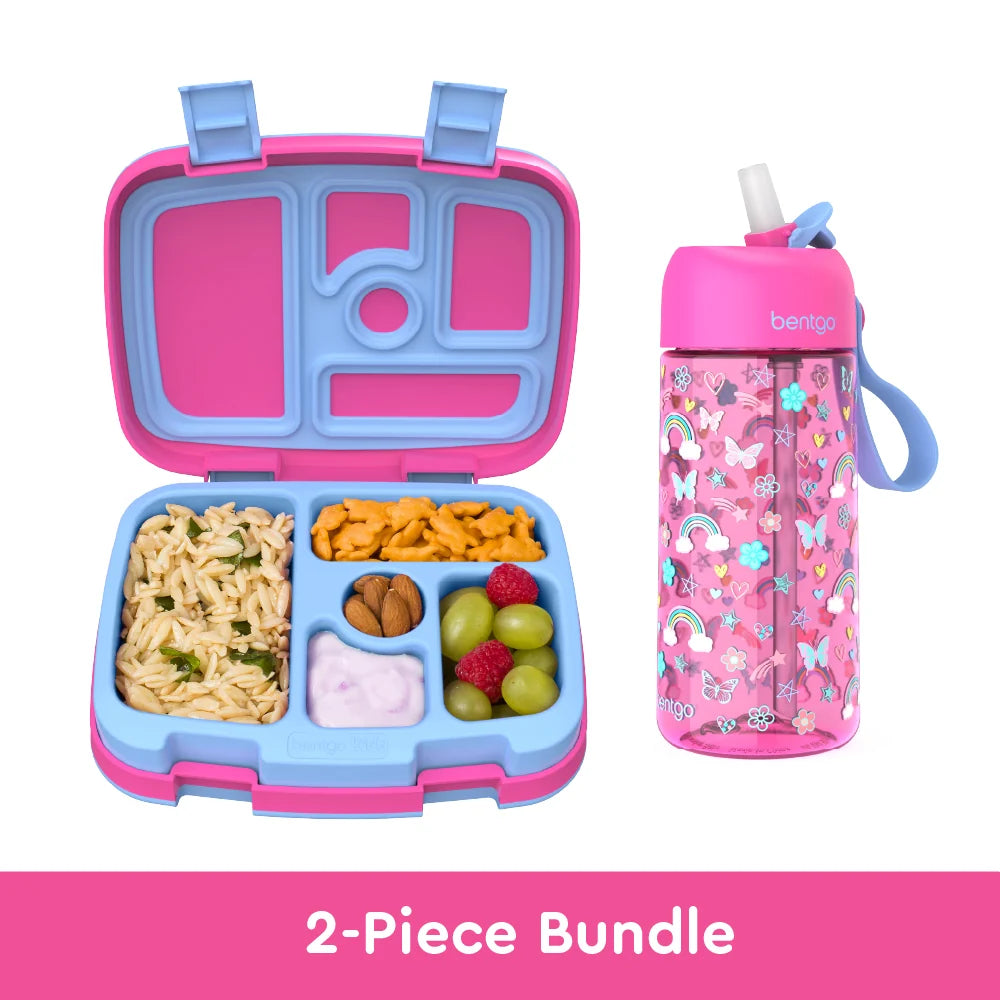 Bentgo Kids Prints Lunch Box & Water Bottle