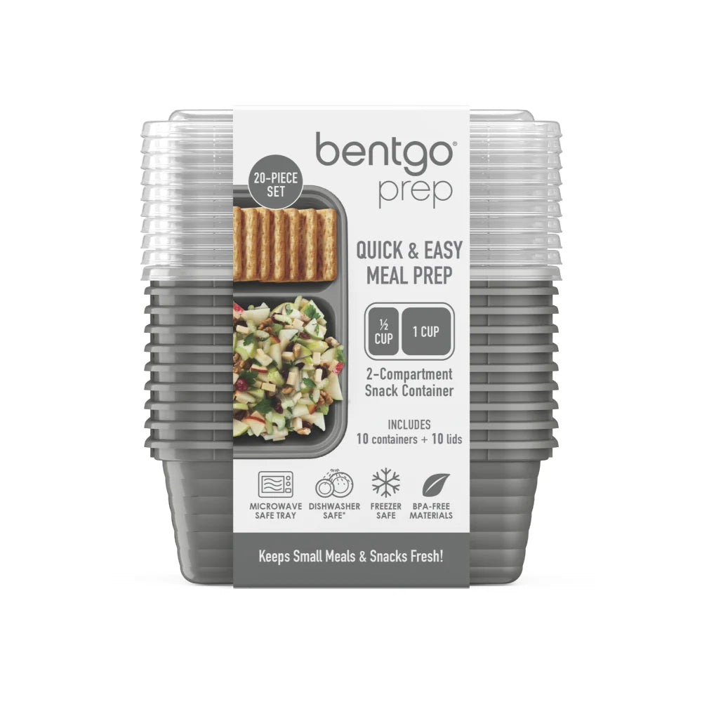 Bentgo Prep 2-Compartment Snack Containers (20-Piece)
