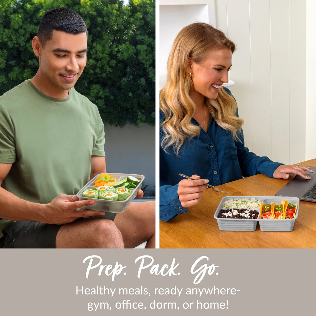 Bentgo Prep 3-Compartment Meal Prep Containers (20-Piece)