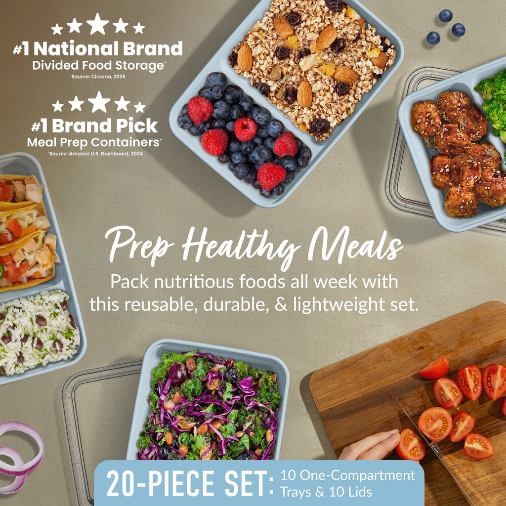 Bentgo Prep 2-Compartment Meal Prep Containers (20-Piece)