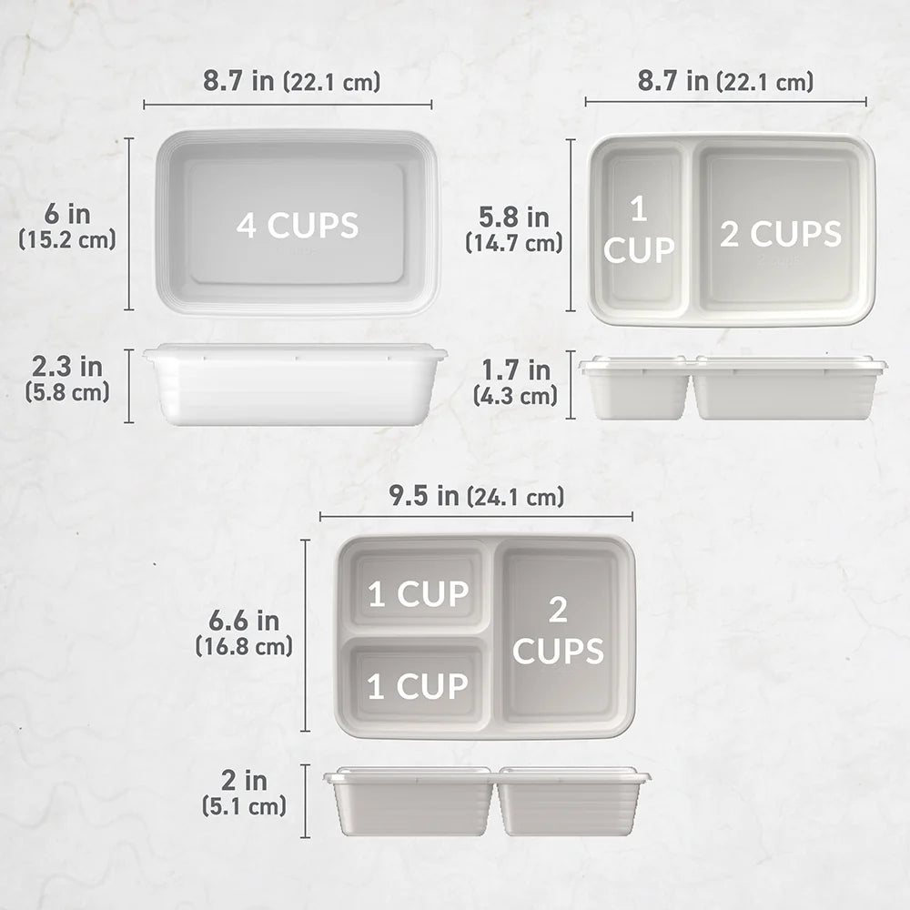 Bentgo Prep 60-Piece Meal Prep Kit