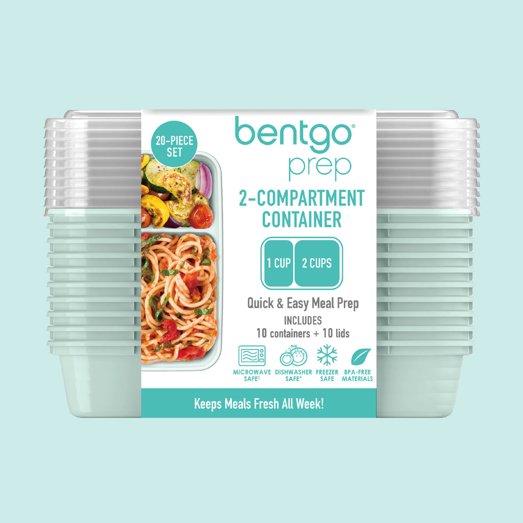 Bentgo Prep 2-Compartment Meal Prep Containers (20-Piece)