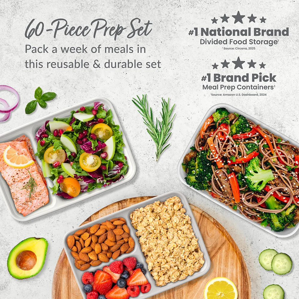 Bentgo Prep 60-Piece Meal Prep Kit