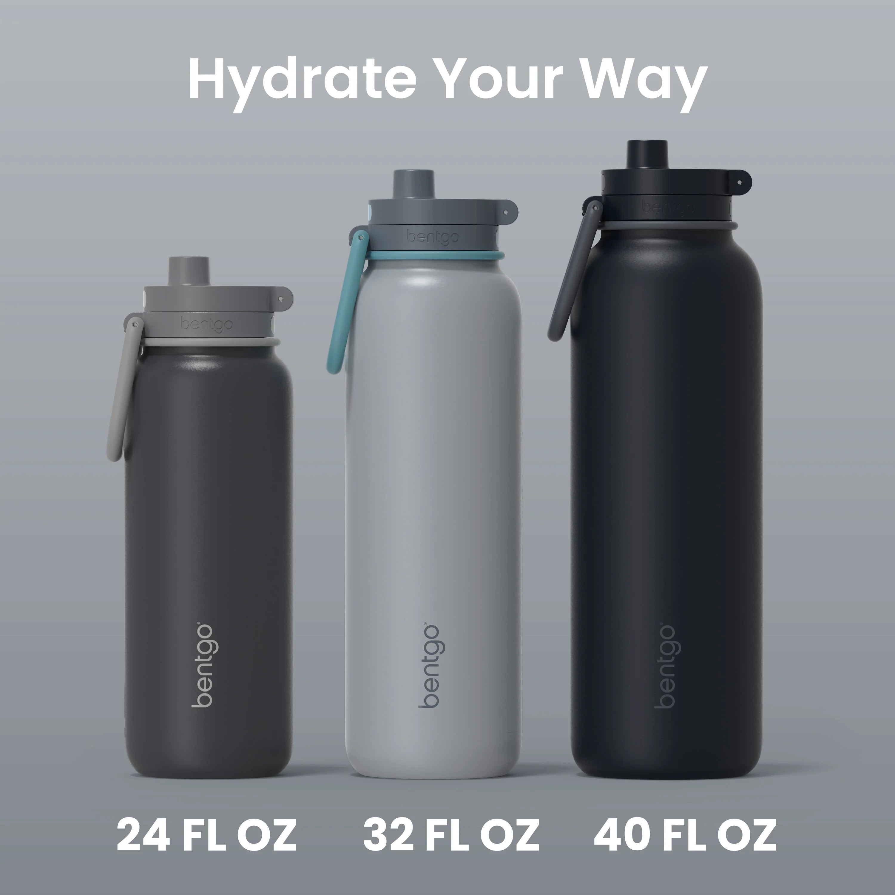 Bentgo Flip 2-in-1 Water Bottle (32 fl oz)
