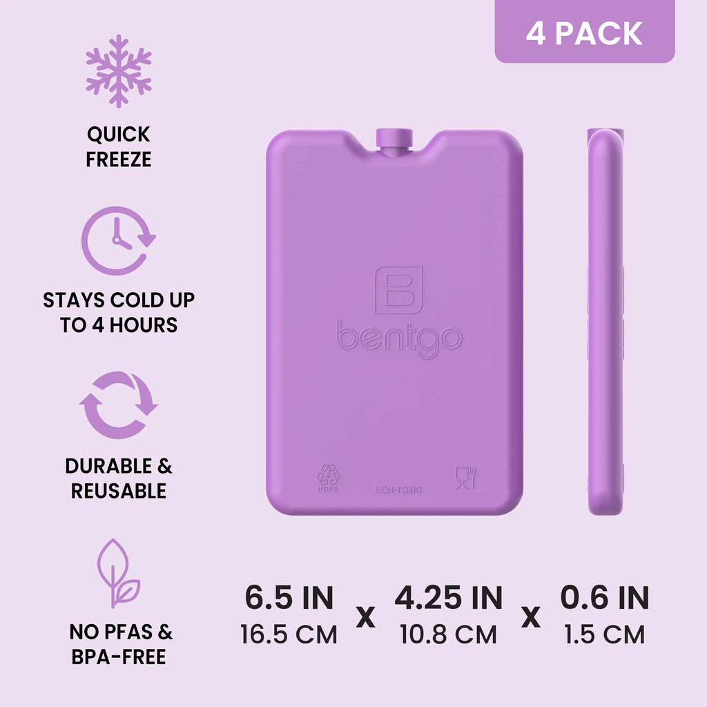 Bentgo Chillers Reusable Ice Packs (4-Pack)