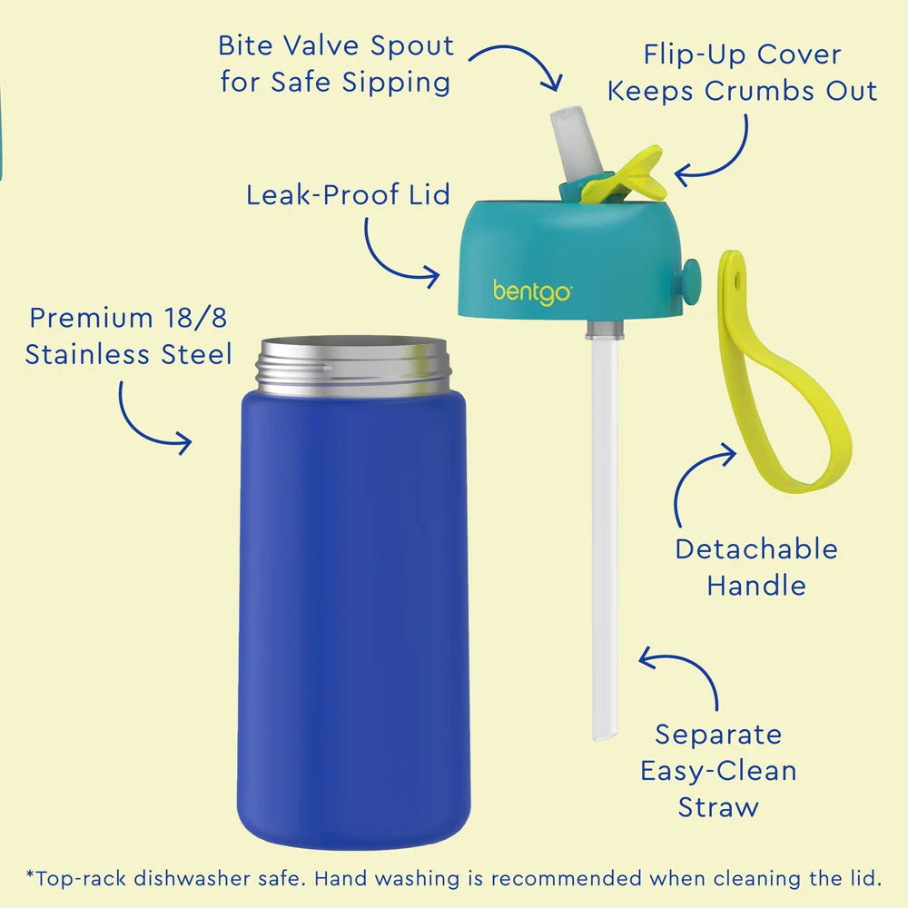 Bentgo Kids Stainless Steel Insulated Water Bottle (2-Pack)