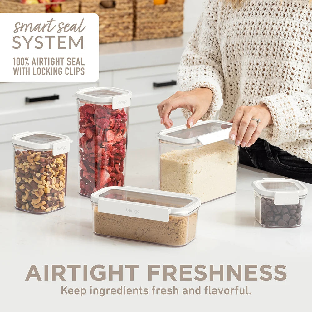 Bentgo Pantry Airtight Dry Food Storage Containers (10-pcs)