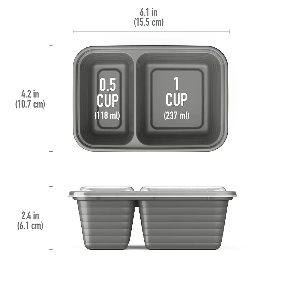 Bentgo Prep 2-Compartment Snack Containers (20-Piece)