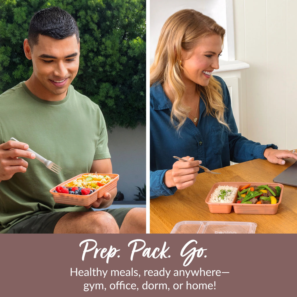 Bentgo Prep 2-Compartment Meal Prep Containers (20-Piece)