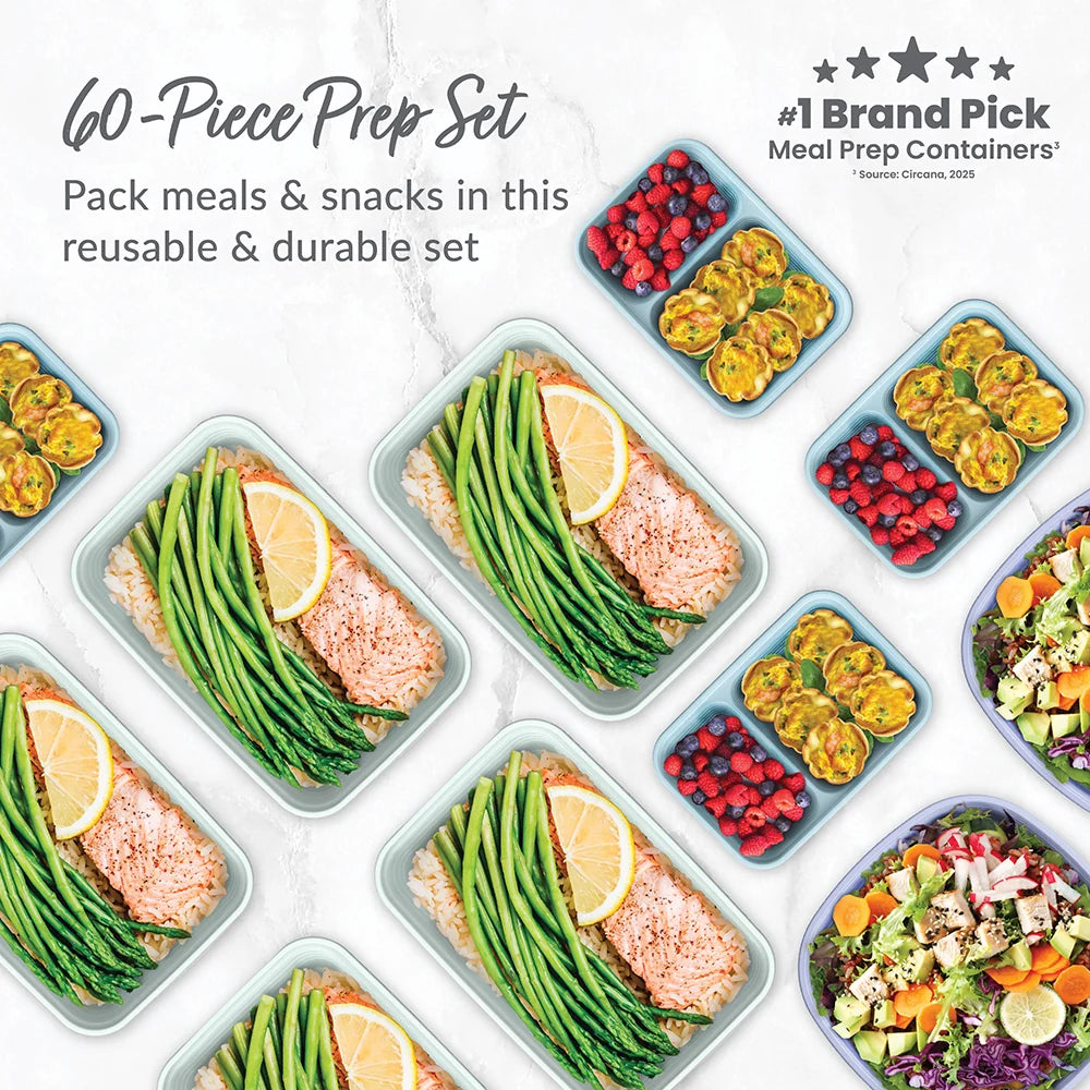 Bentgo Prep 60-Piece Variety Meal Prep Kit