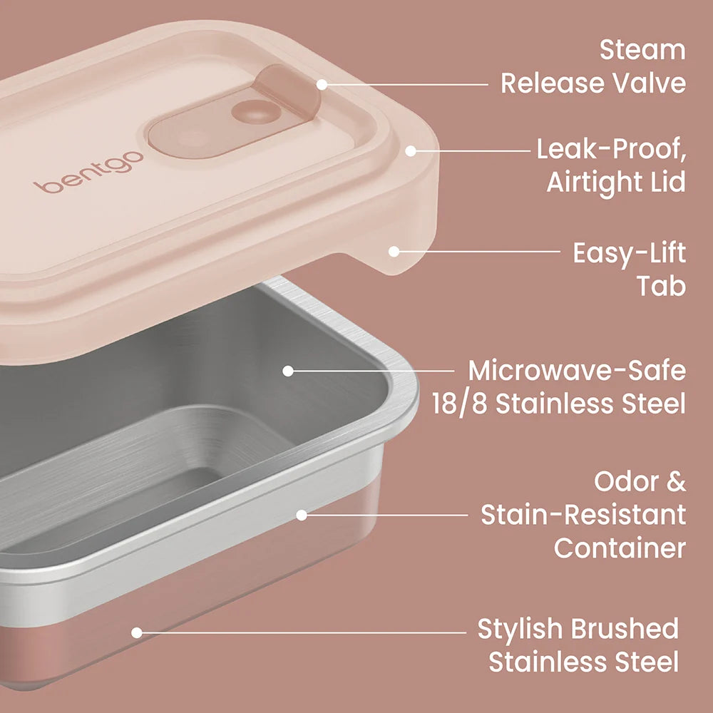 Bentgo MicroSteel Heat & Eat Container