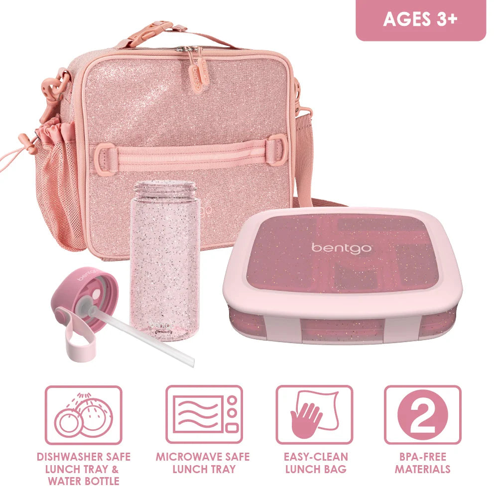 Bentgo Kids Glitter Lunch Set