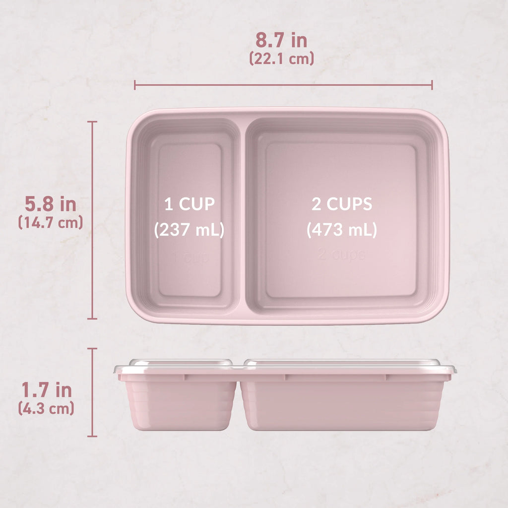 Bentgo Prep 2-Compartment Meal Prep Containers (20-Piece)