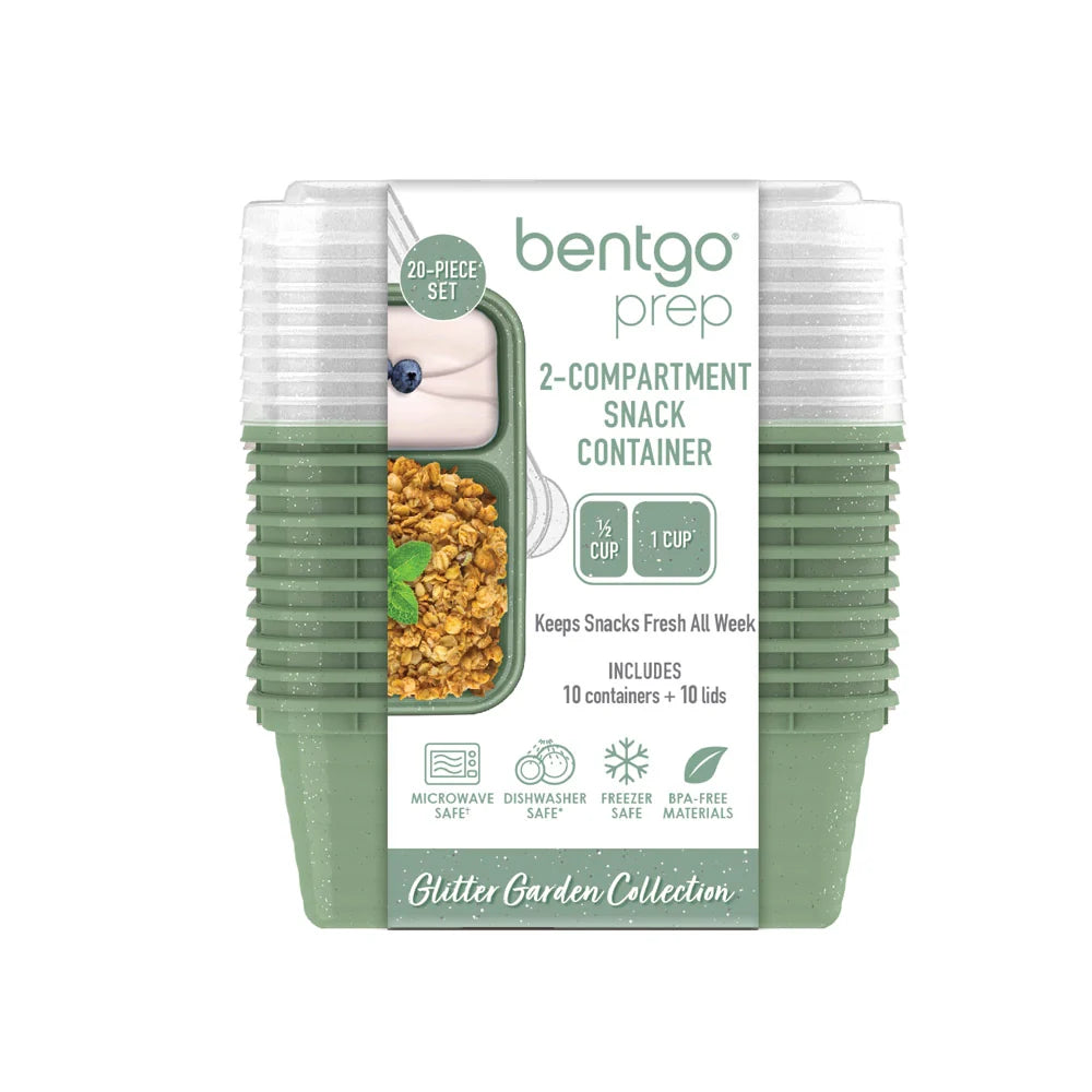 Bentgo Prep 2-Compartment Snack Containers (20-Piece)