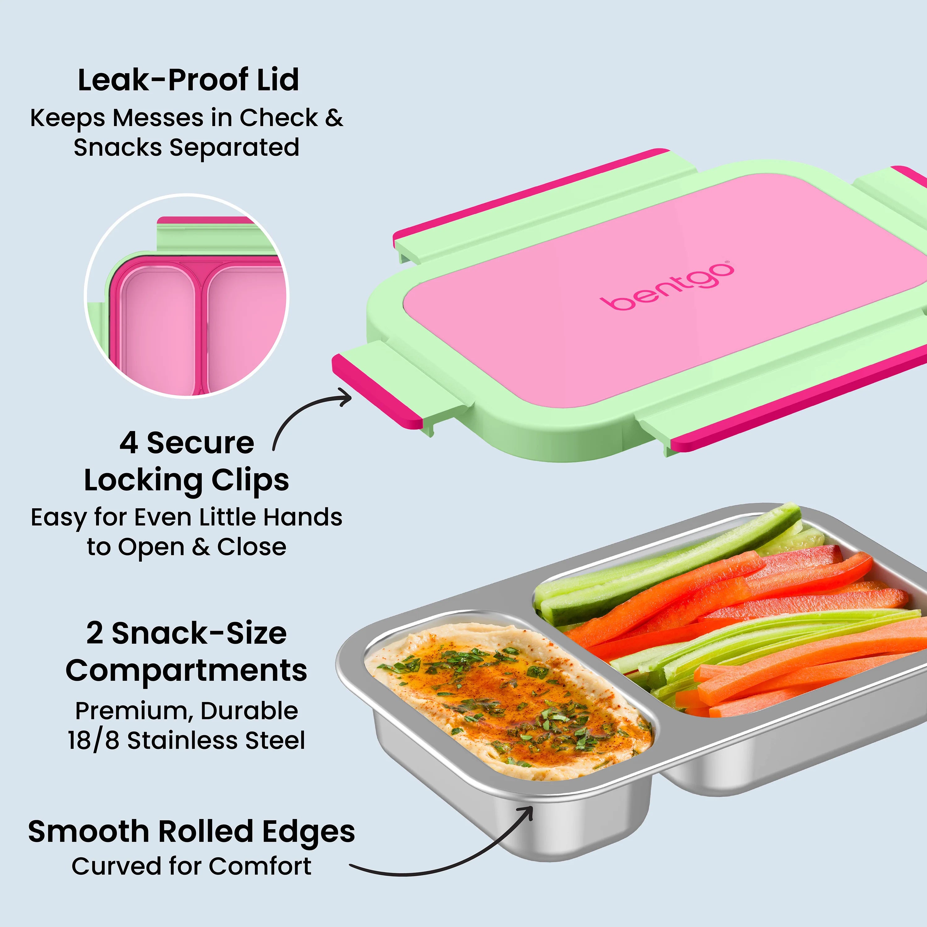 Bentgo Stainless Steel Snack Box