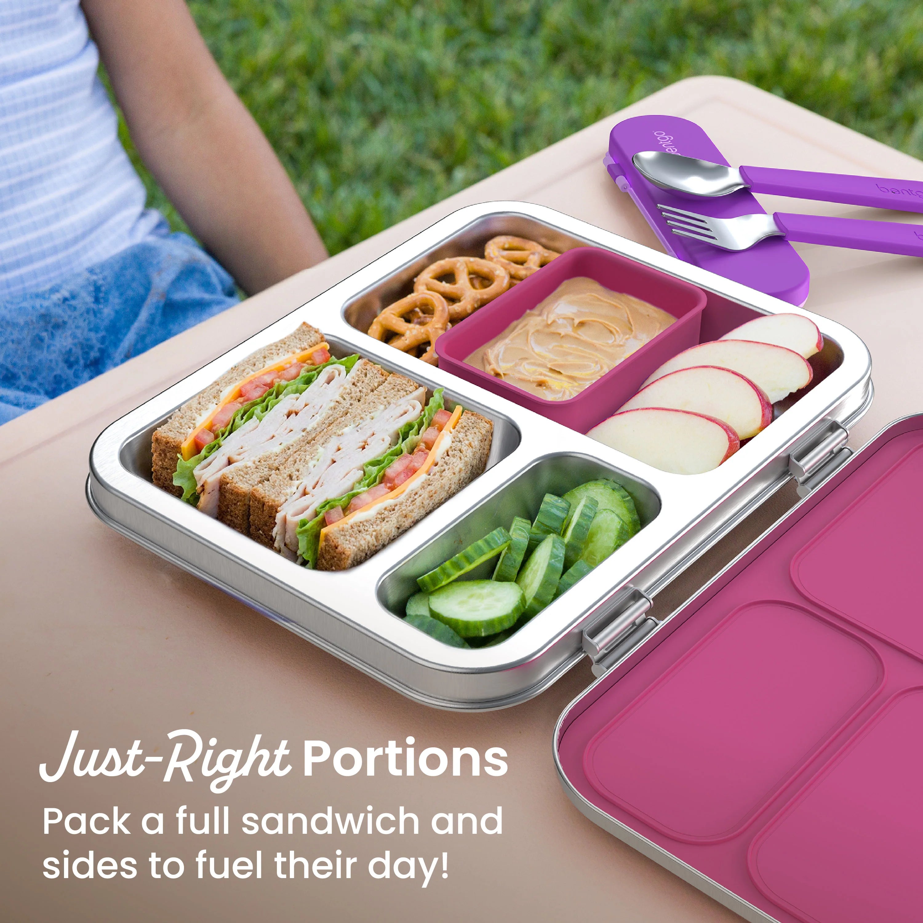 Bentgo Kids Stainless Steel Lunch Box (2-Pack)