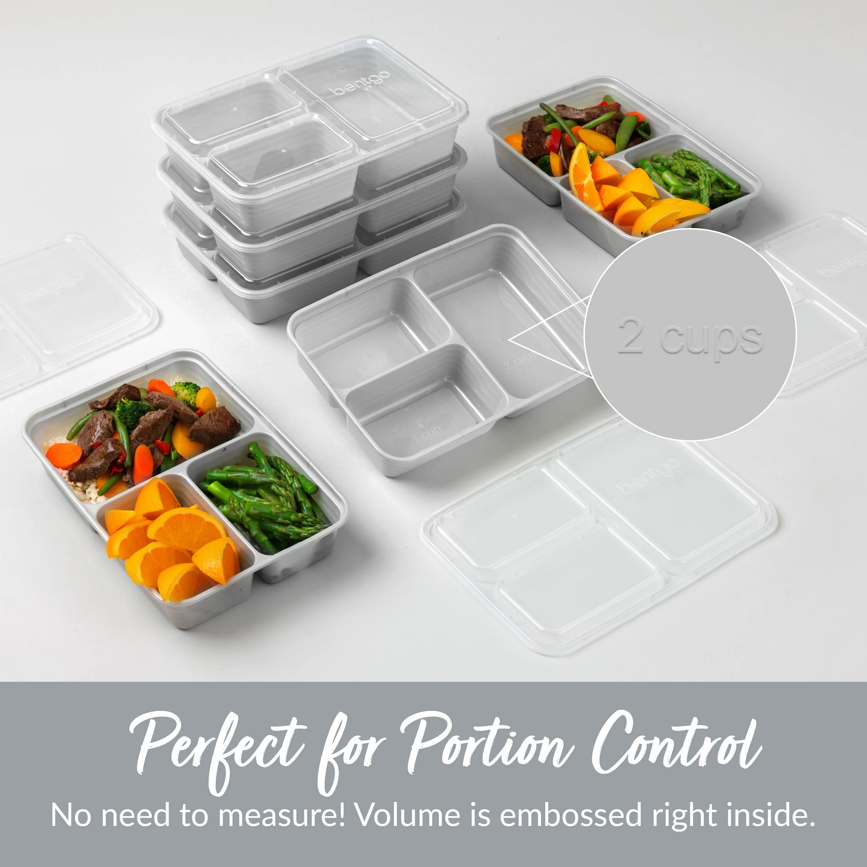 Bentgo Prep 3-Compartment Meal Prep Containers (20-Piece)