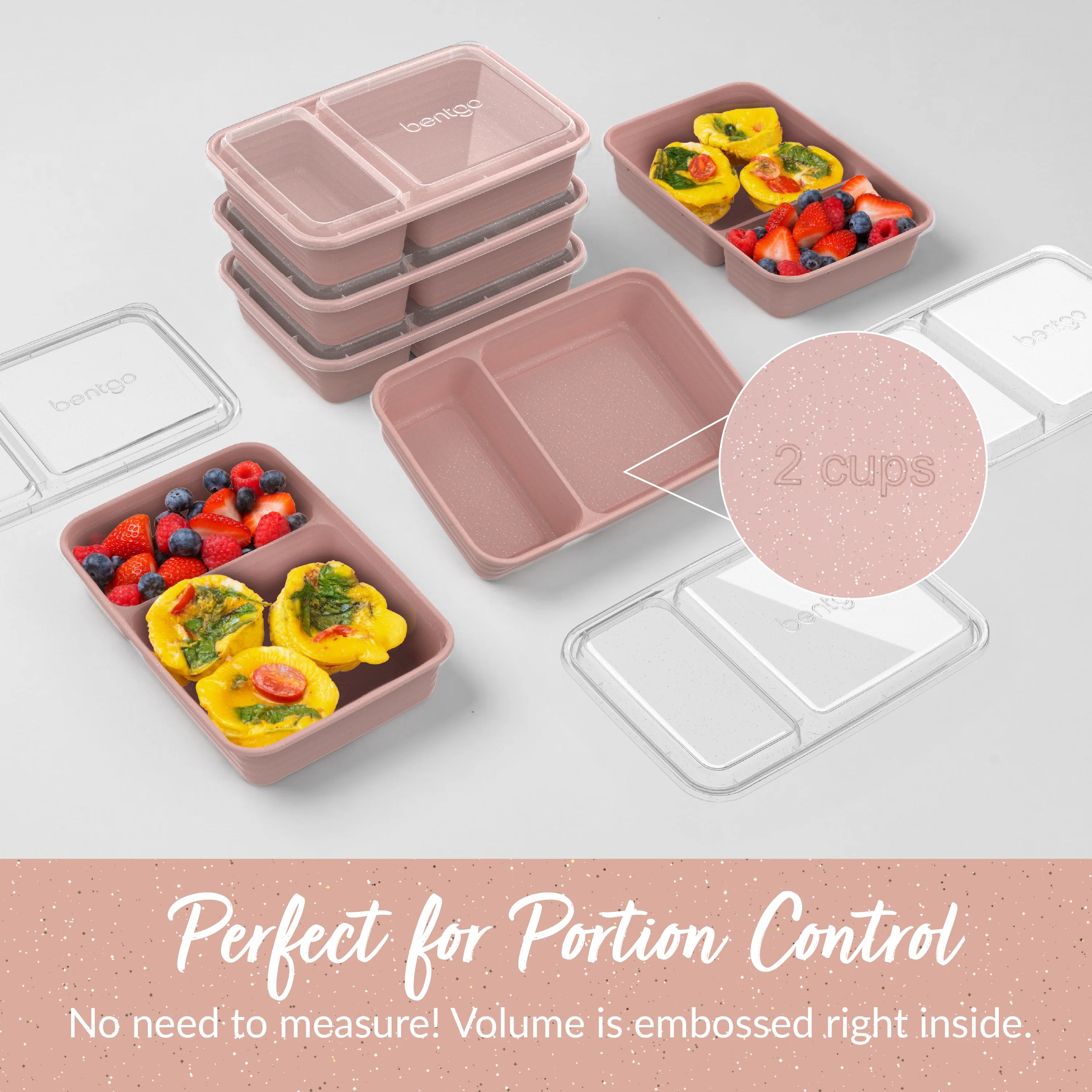 Bentgo Prep 2-Compartment Meal Prep Containers (20-Piece)