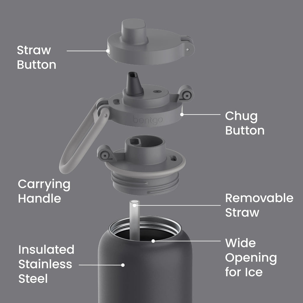 Bentgo Flip 2-in-1 Water Bottle (24 fl oz)