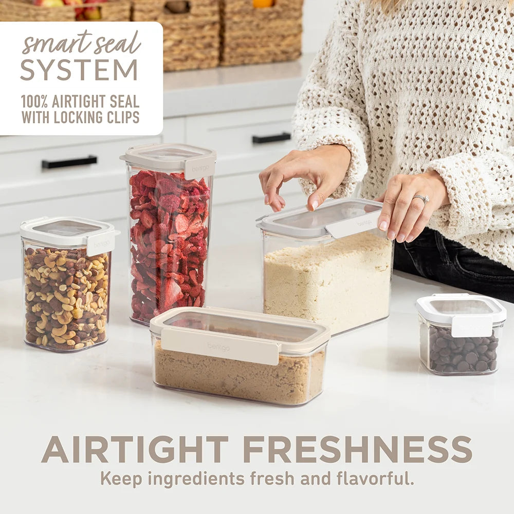 Bentgo Pantry Airtight Dry Food Storage Containers (10-pcs)